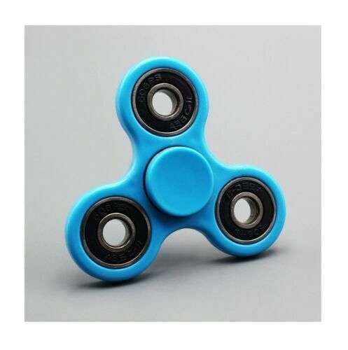 light blue Fidget Spinner Finger Spin EDC Anti Stress Toys UK wholesale joblot bulk