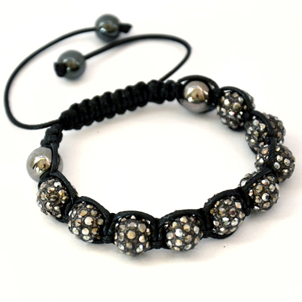 20pcs Mixed Joblot Shamballa Disco Ball Unisex Bracelets - 021