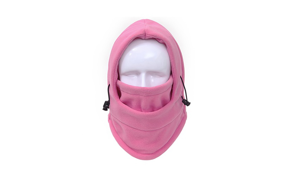 120pcs (pink) Warm winter hat thermal hat. 6in1. ideal for sports. Skiing or cycling