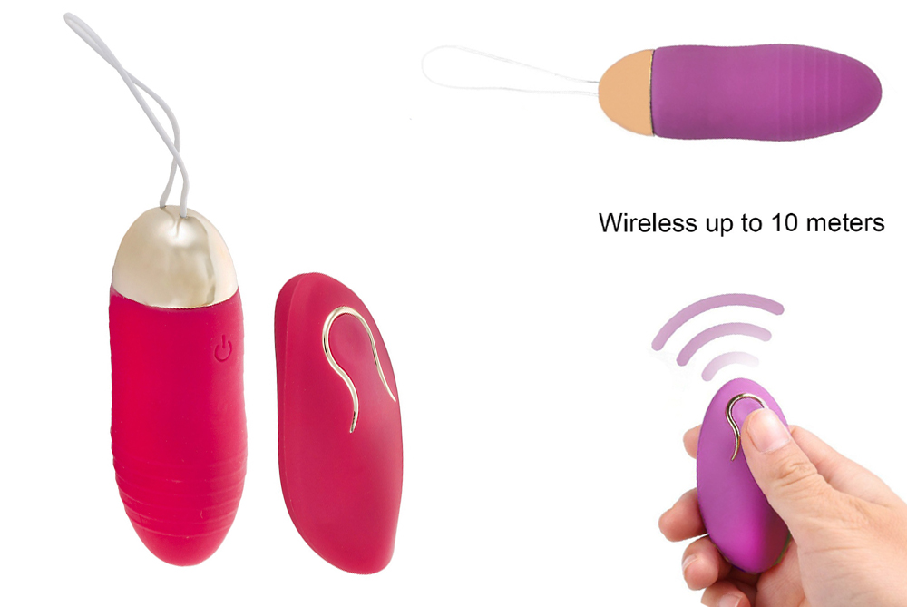 5 x 10 Modes Wireless Rechargeable Vibrating Egg with Remote Control l UK SELLER l GCAP011