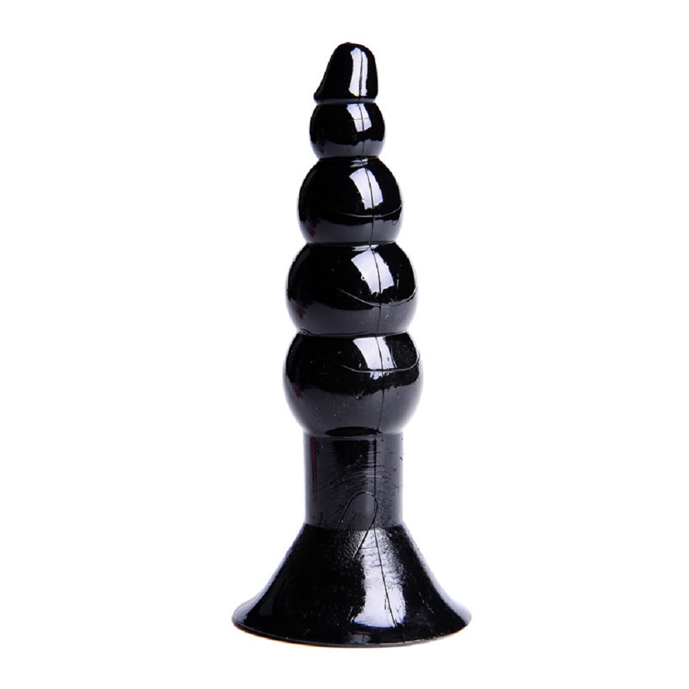 10 Suction Cup Anal Plug Black|UK SELLER| GCAP067