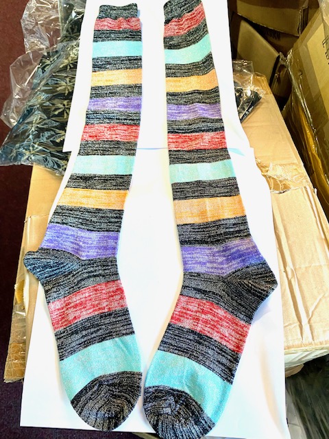 KNEE HIGH MULTICOLOUR SOCKS