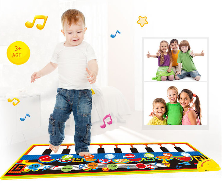 24 PIANO MUSICAL MATS. Retail packaging, each packed in a box.