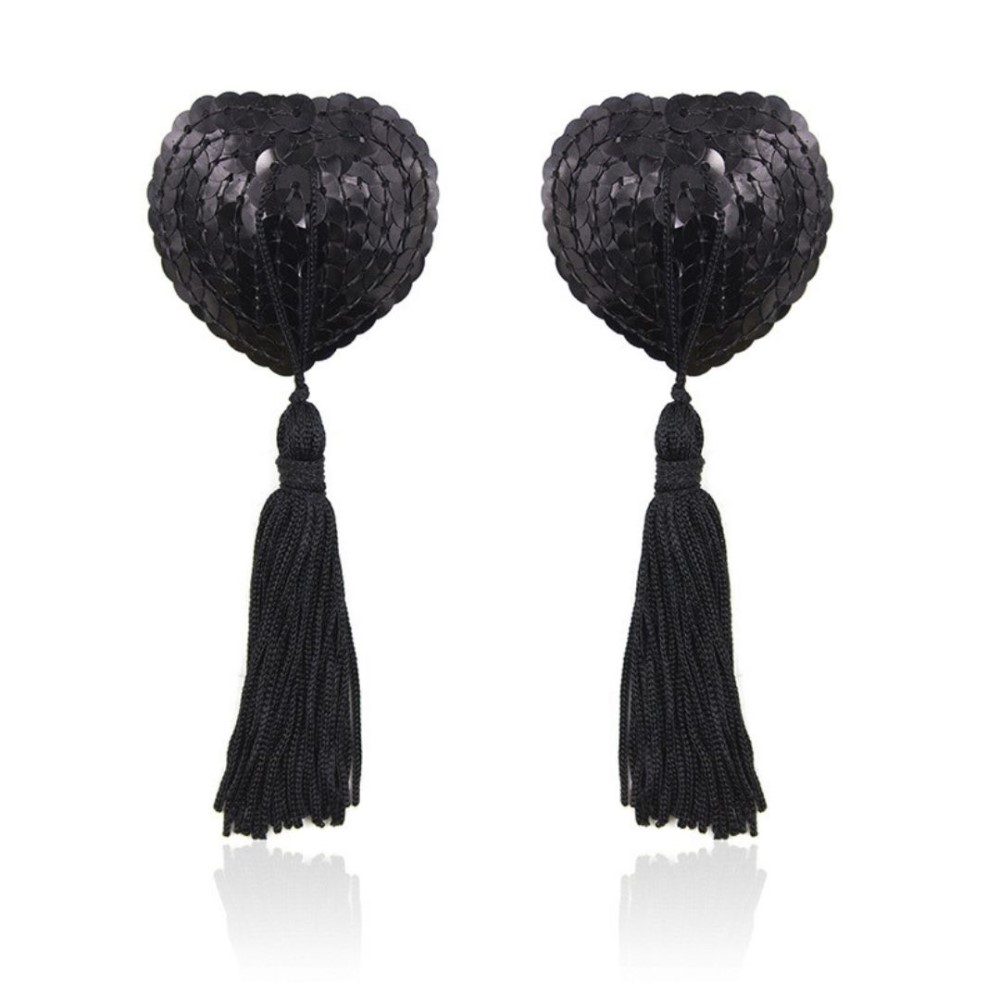 10pairs_Sequin Heart-shaped Nipple Tassels_UK Seller_GCL096