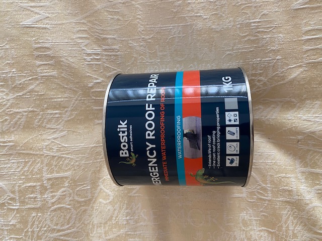 Bostik Emergency Roof Repair: Grey / Black -1kg