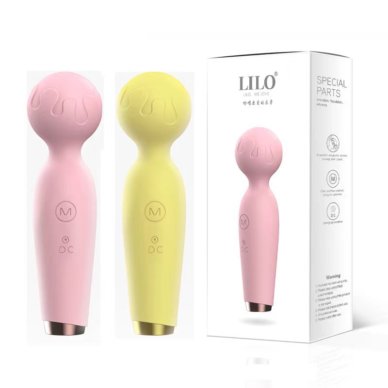 5 pcs - 10 Frequencies Flower Bud 360 Degree Touch Vibrating Mini Massager Clitoral Stimulator - Pink and Yellow - 2 Mixed Colours - Total 5 pcs|GCAP1