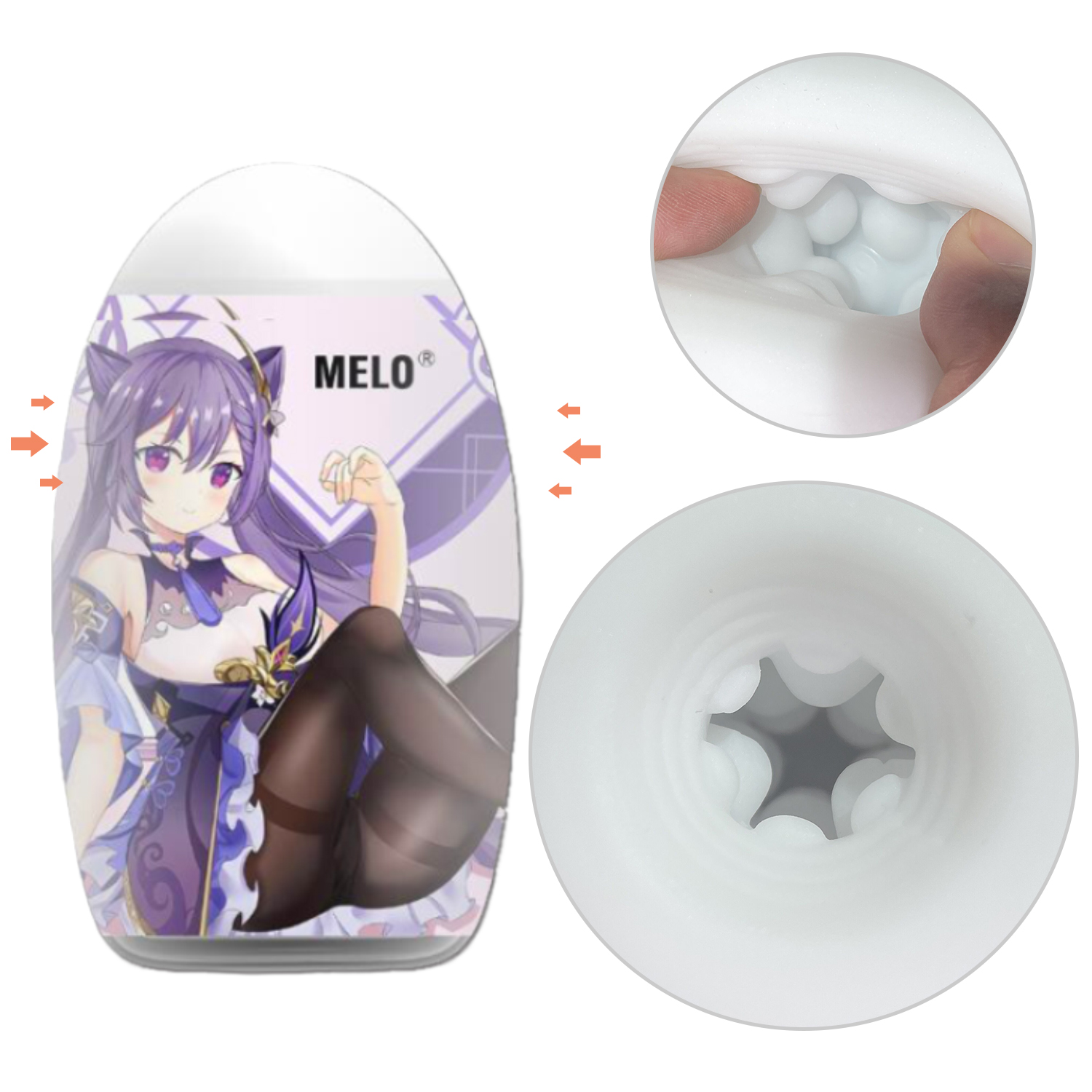 5 pcs - Melo Egg Male Masturbator|GCAP110|UK SELLER