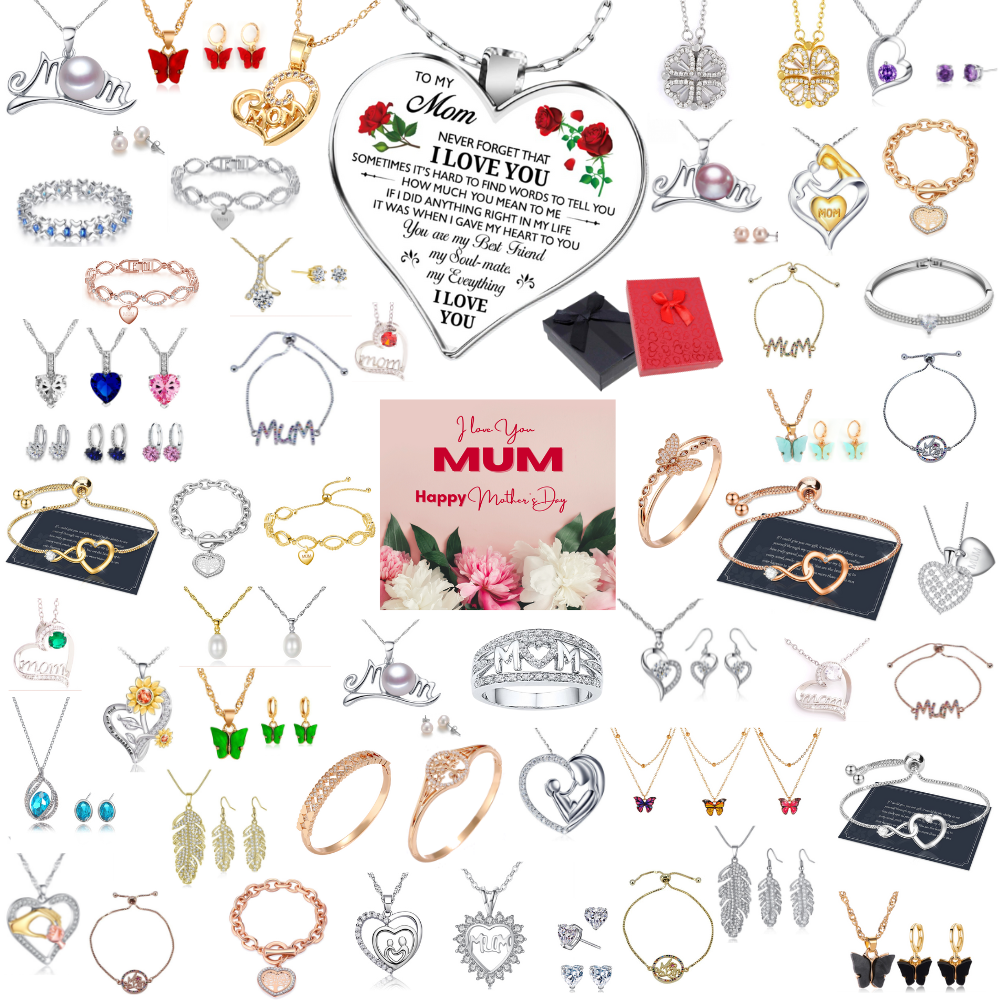 20 pcs Randomly - Mother’s Day Jewellery Bundle + Mother’s Day Message Gift Box|GCJSET014-MD|UK SELLER