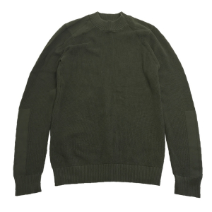 One Off Joblot of 9 Men's Ex-Chainstore Dark Khaki Knitted Crew Neck Jumper