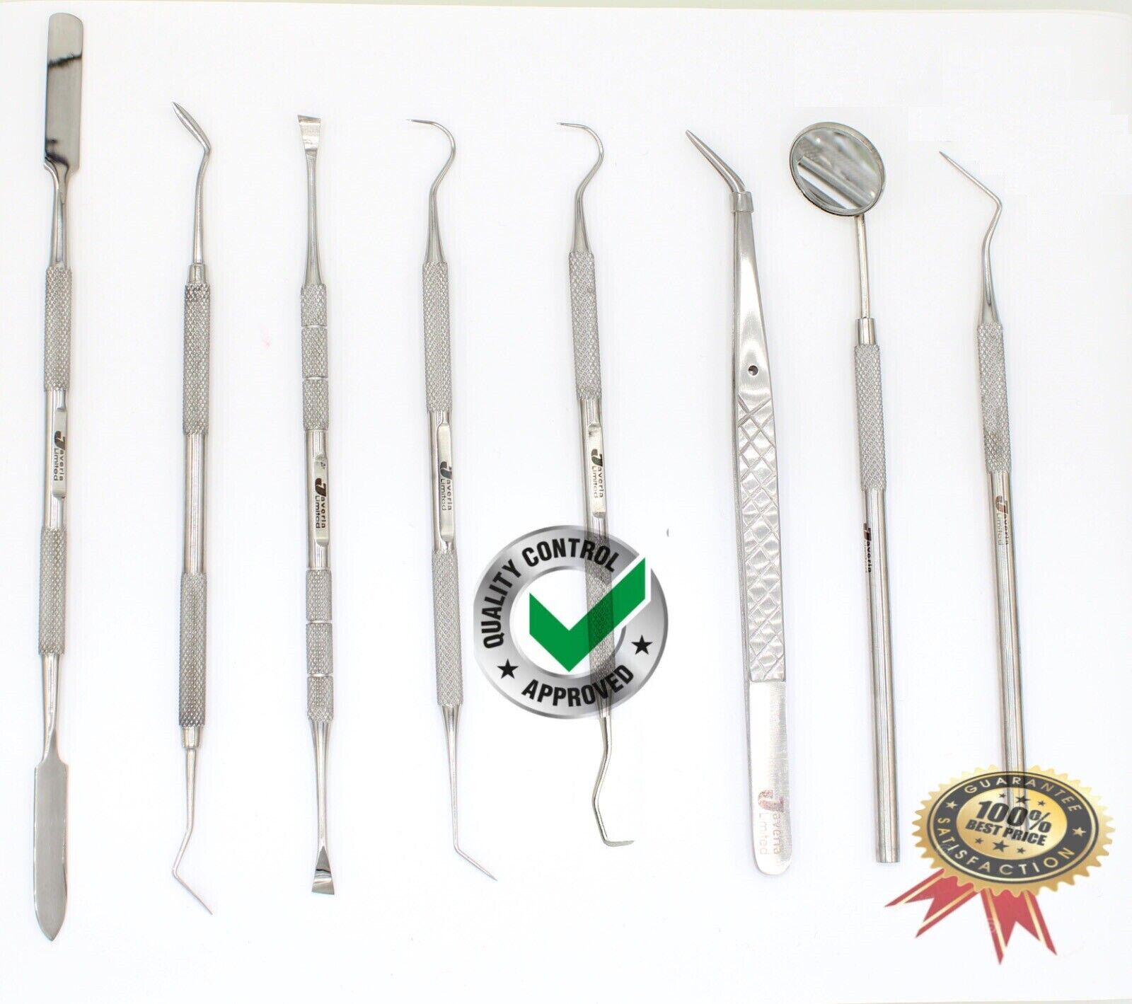 Dental Hygiene Teeth Cleaning Tooth Scaler Scraper Explorer Plaque Mirror Tools Total 575 Mix Units