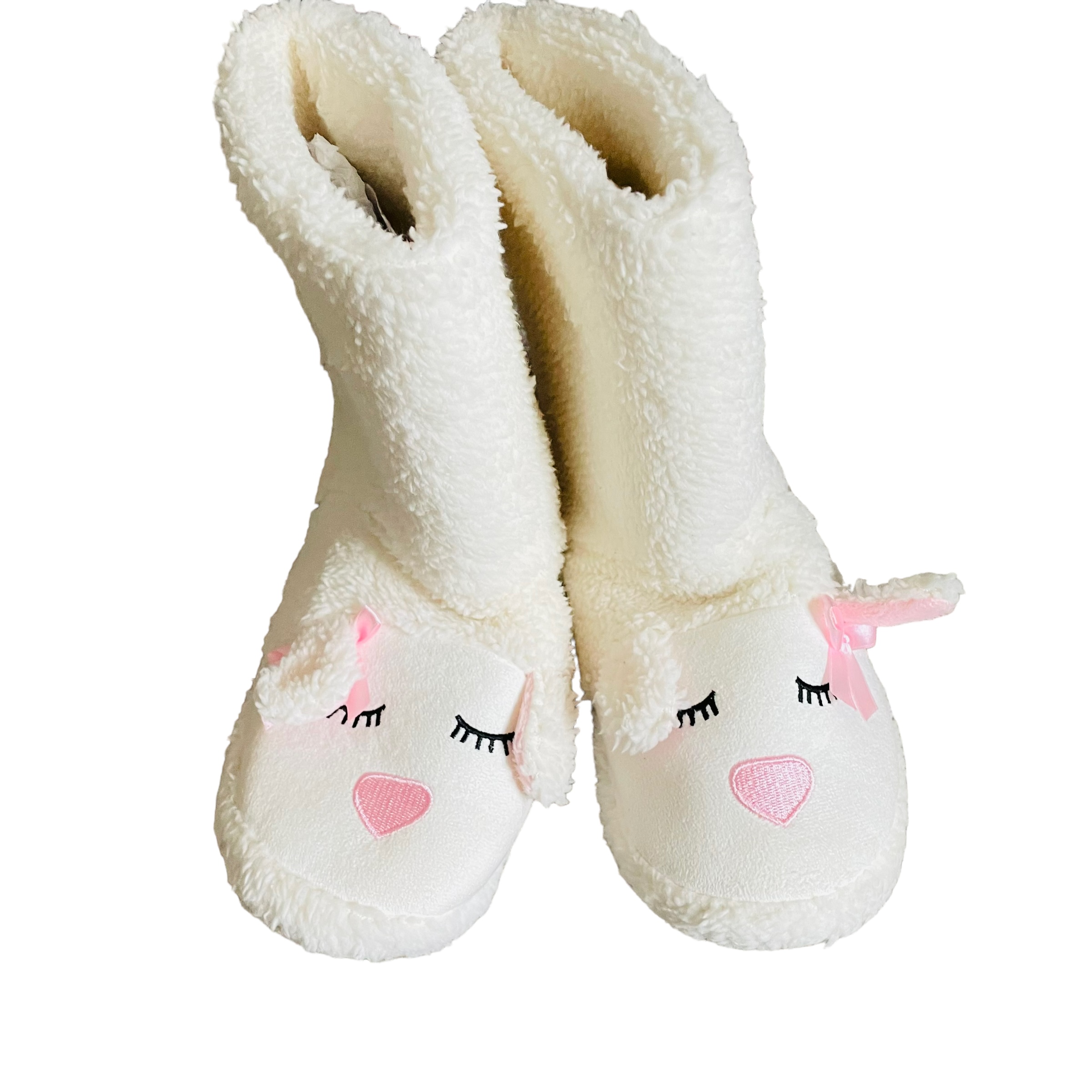 Joblot of 50 Pairs Fluffy Slipper Boots Unicorn 