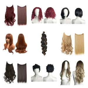 One Off Joblot of 30 Mixed Hair Extensions, Wigs & More!