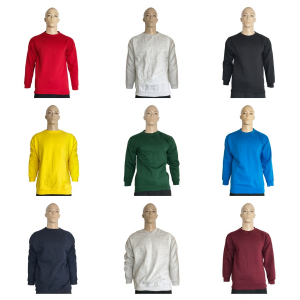 One Off Joblot of 50 Mixed Coloured Sweatshirts (Size S-5XL)