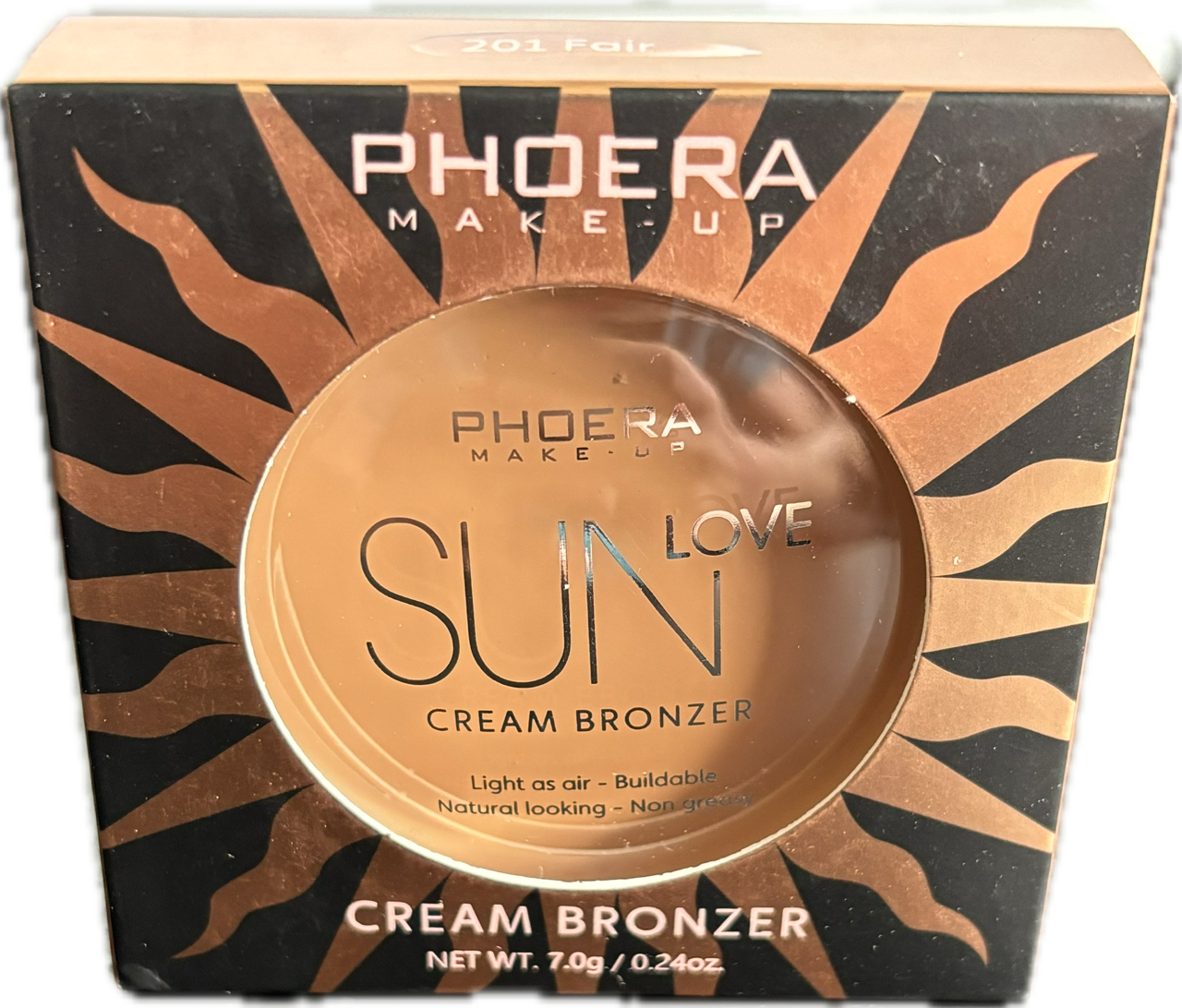 90 x Phoera Cream Bronzer (201 - Fair) 