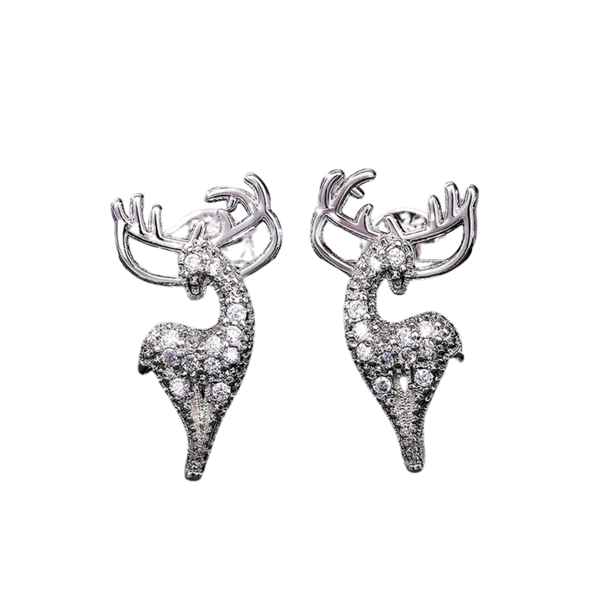 10pcs-Beautiful Shinny Women Reindeer Stud Earrings|GCJ708|UK seller