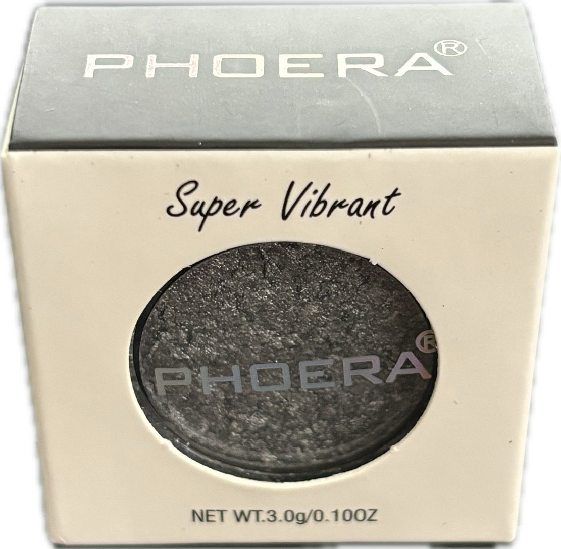 100 x Phoera Shimmer Eyeshadow - Silver (107)