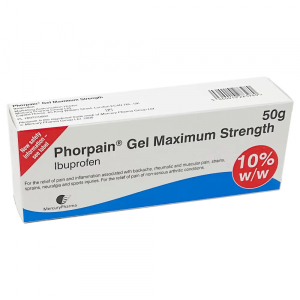 Wholesale Joblot of 4 Phorpain Gel Maximum Strength 50g 10% W/W in Box