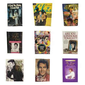 One Off Joblot of 34 Mixed Vintage Elvis Presley Books - Great Variety!