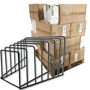 One Off Pallet of 606 Black Wire Rack Multi-Use Desk Organiser / File Holder