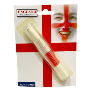 One Off Joblot of 130 Dizzee England Face Paint Red & White Pen - Non-Toxic