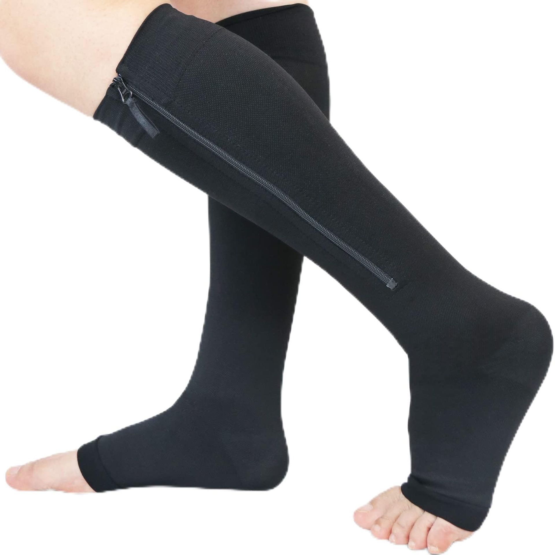 Plus Size Ailaka Medical Zipper Compression Calf Socks