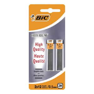 One Off Joblot of 450 Bic Criterium Mechanical Pencil Lead Packs - 0.5 mm 2H