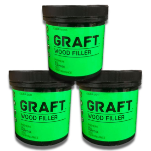 One Off Joblot of 56 Mixed Graft Wood Filler - Light, Dark & Natural, 375g