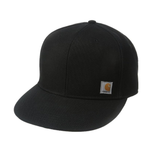 Wholesale Joblot of 900 Carhartt Black Firm Duck Flat Brim Snapback Caps