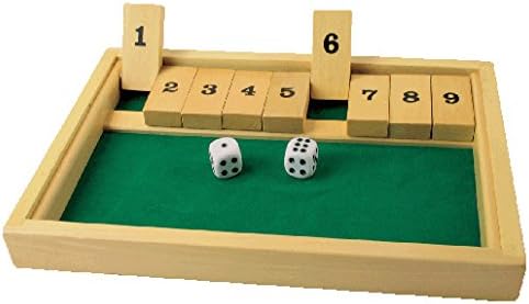 100x Classic Wood Shut The Box Game