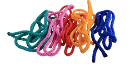 20 Coloured Skipping Ropes With Length Of 2m Great Outdoor Activity And or Excercise