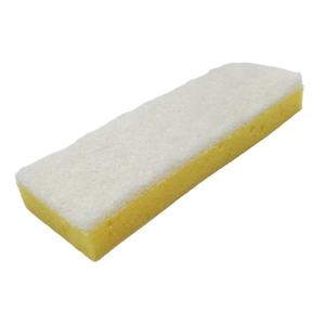 One Off Joblot of Approx. 1,400 Yellow Scourer Sponges - 15cm x 5cm