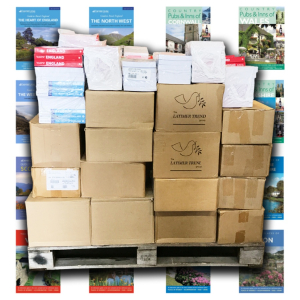 One Off Pallet of 1,510 Mixed Travel Publishing Books - Pubs, Hidden Areas, Etc.