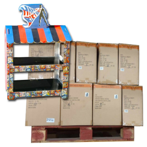 Pallet of Approx. 360 Ex-Chainstore Happy Birthday Comic Book Cake Stands