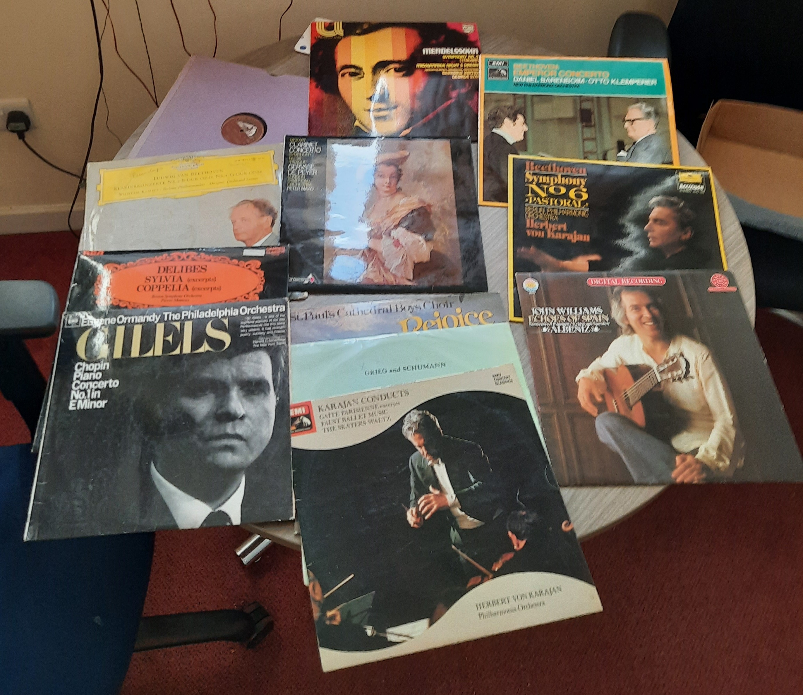 Job lot of LP Vinyl Records Classical Music Vintage