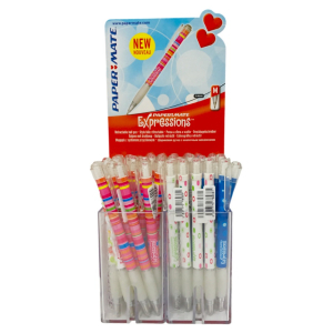 One Off Joblot of 11 PaperMate Expressions Stand & Retractable Ball Pens (36Pcs)