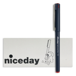 One Off Joblot of 140 Niceday Packs of 10 Red Accuwriter Pens, 0.5mm