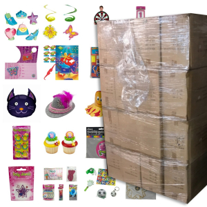 Pallet of 5,769 Mixed Adult & Kid's Party Stock - Birthdays, Weddings, Hen Do