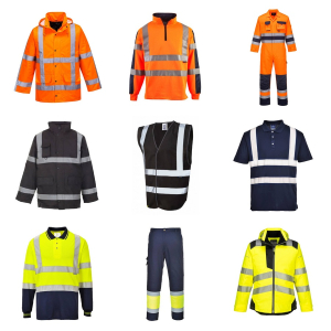 One Off Joblot of 119 Mixed Hi-Vis Work Clothing - Jackets, Tops, Bottoms, Etc.