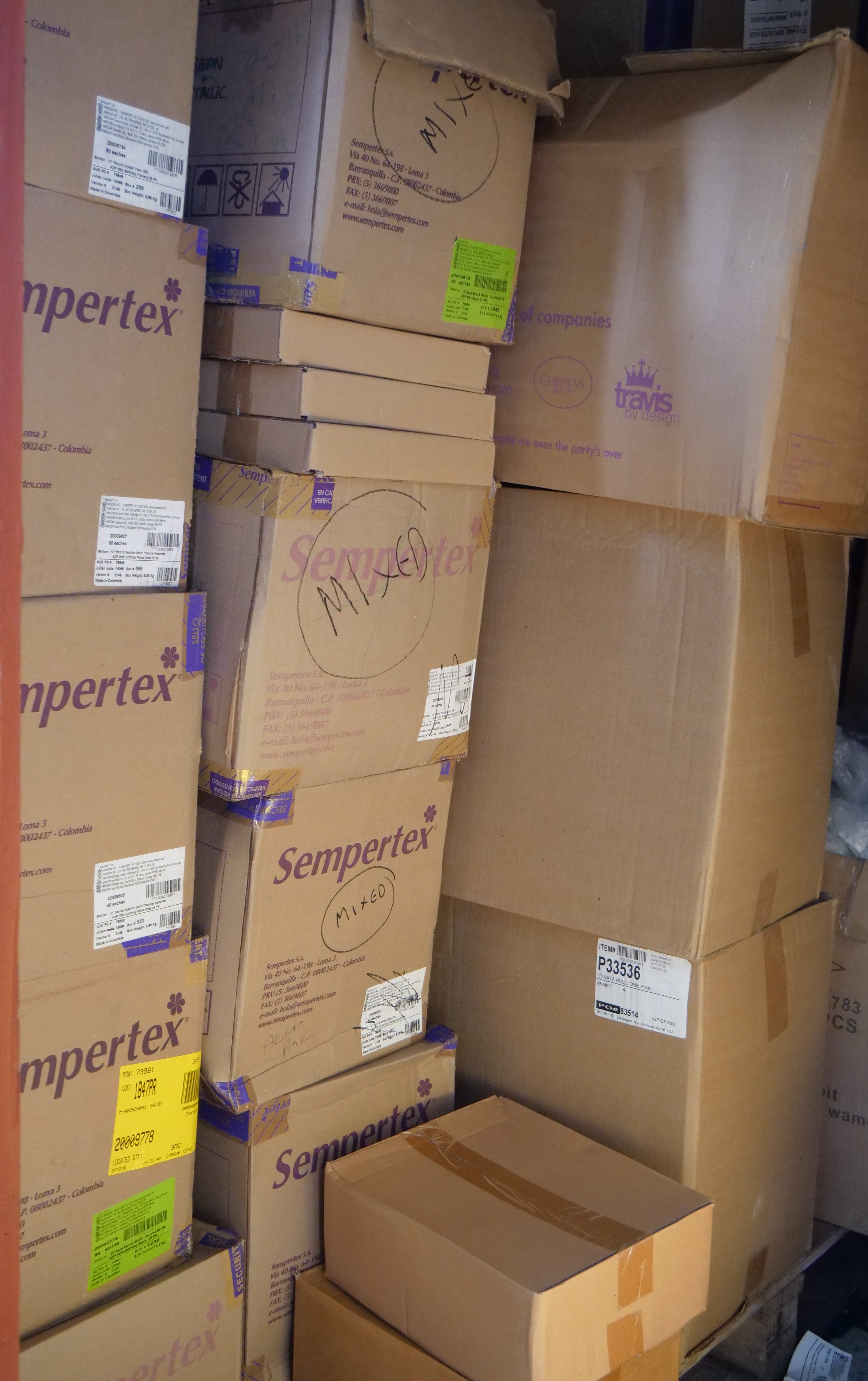 Large pallet of Balloons, Banners and party supplies with an RRP of £18,648.41