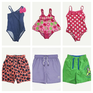 One Off Joblot of 8 Kid's Ex-Chainstore Mixed Swimwear