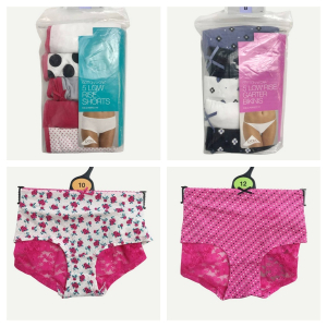 One Off Joblot of 5 Women's Ex-Chainstore Mixed Underwear