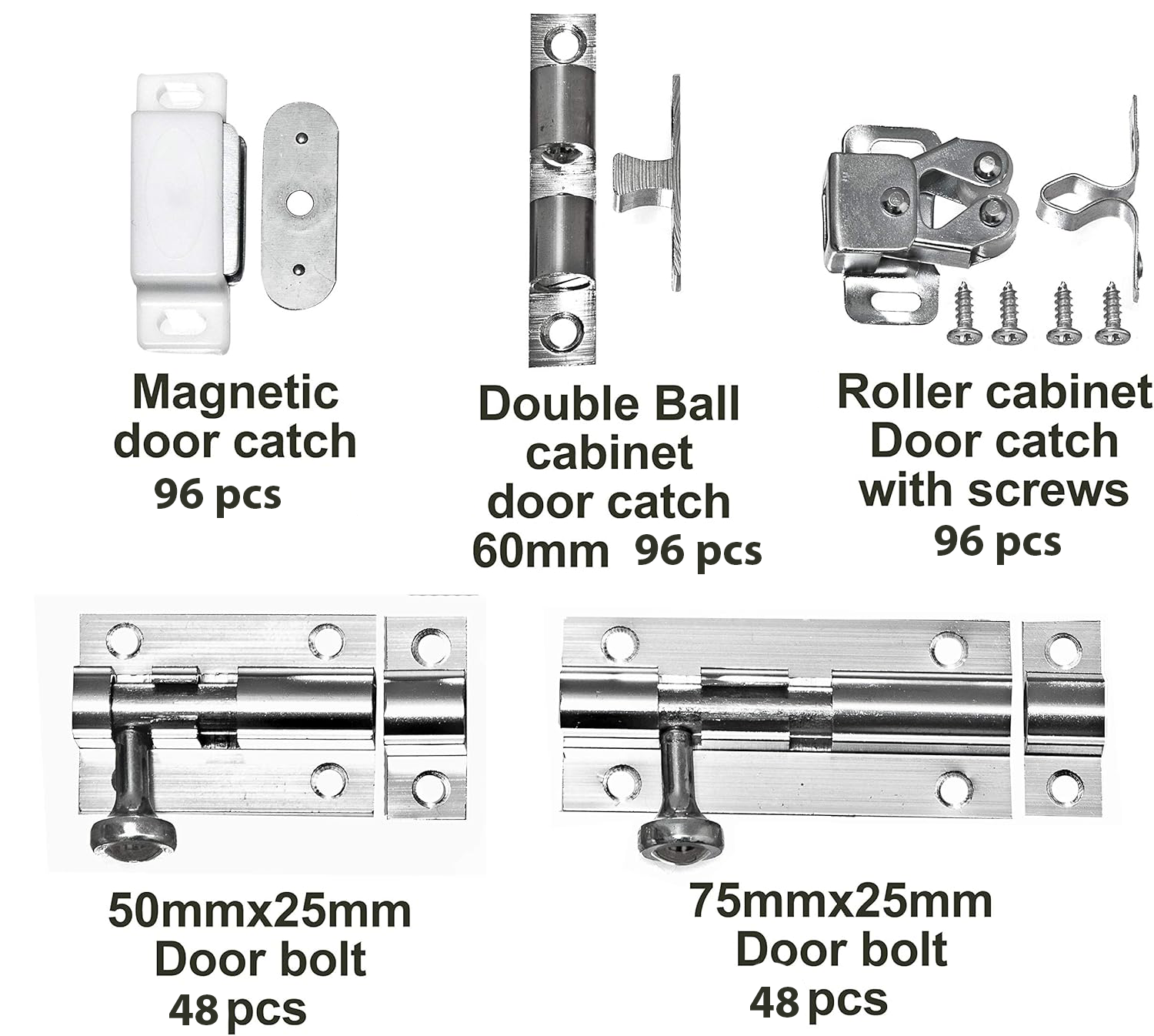 Set of Door catches and Latchers set of 384