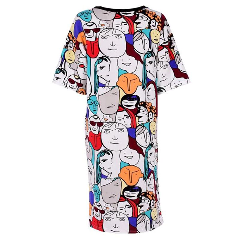 Cartoon print T-shirt