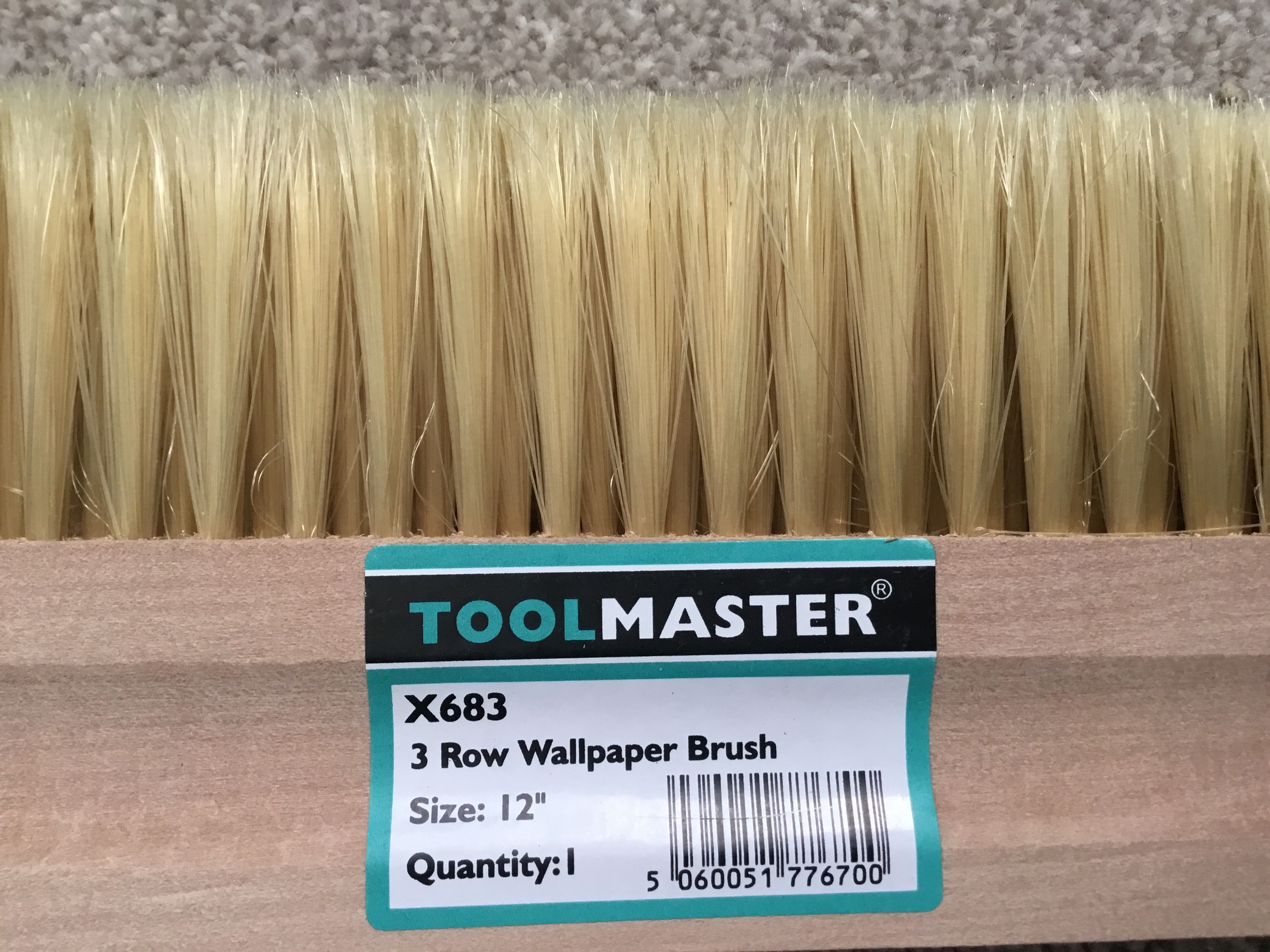 Decorating Brushes - Toolmaster brand - 3 row 12”