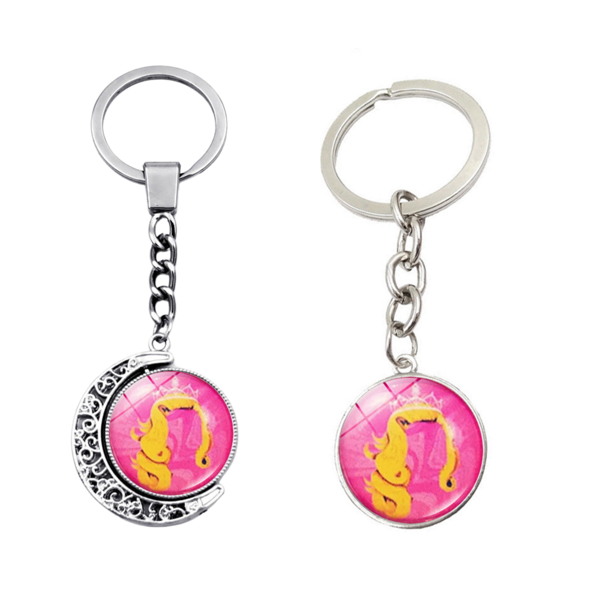 20pcs-Wicked Inspired Magical Witch Spinning Keychain Key Ring|GCJ750KR|UK SELLER