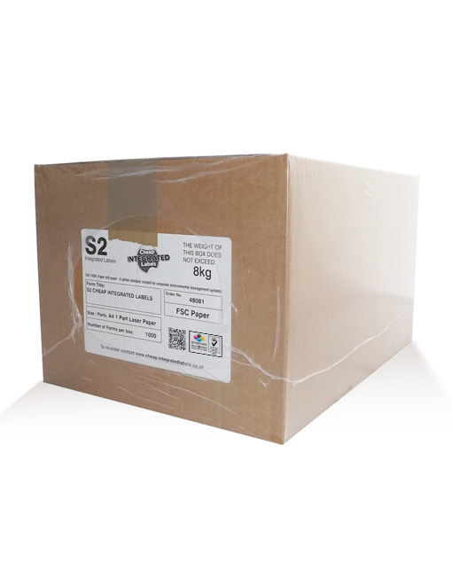 Pallet of S2 Integrated Label A4 Paper - 19 Boxes (1000 sheets per box)