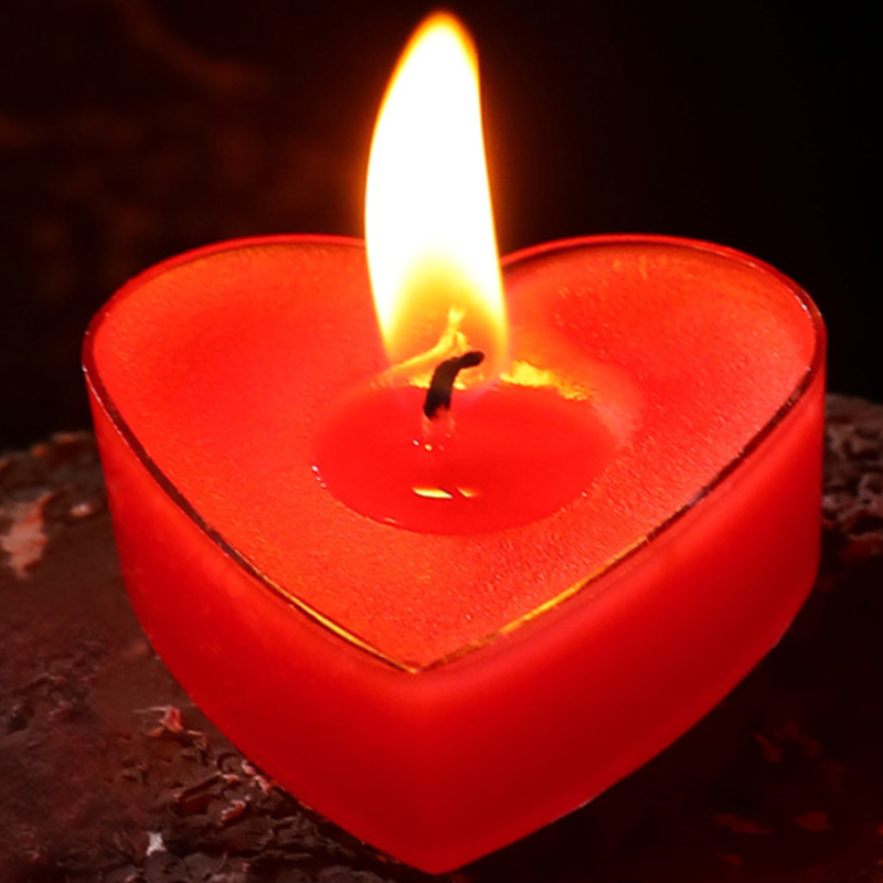 20pcs-Red Heart Sensual Low Temperature Candle Set for Romantic Couples Play|GCSM043|UK SELLER