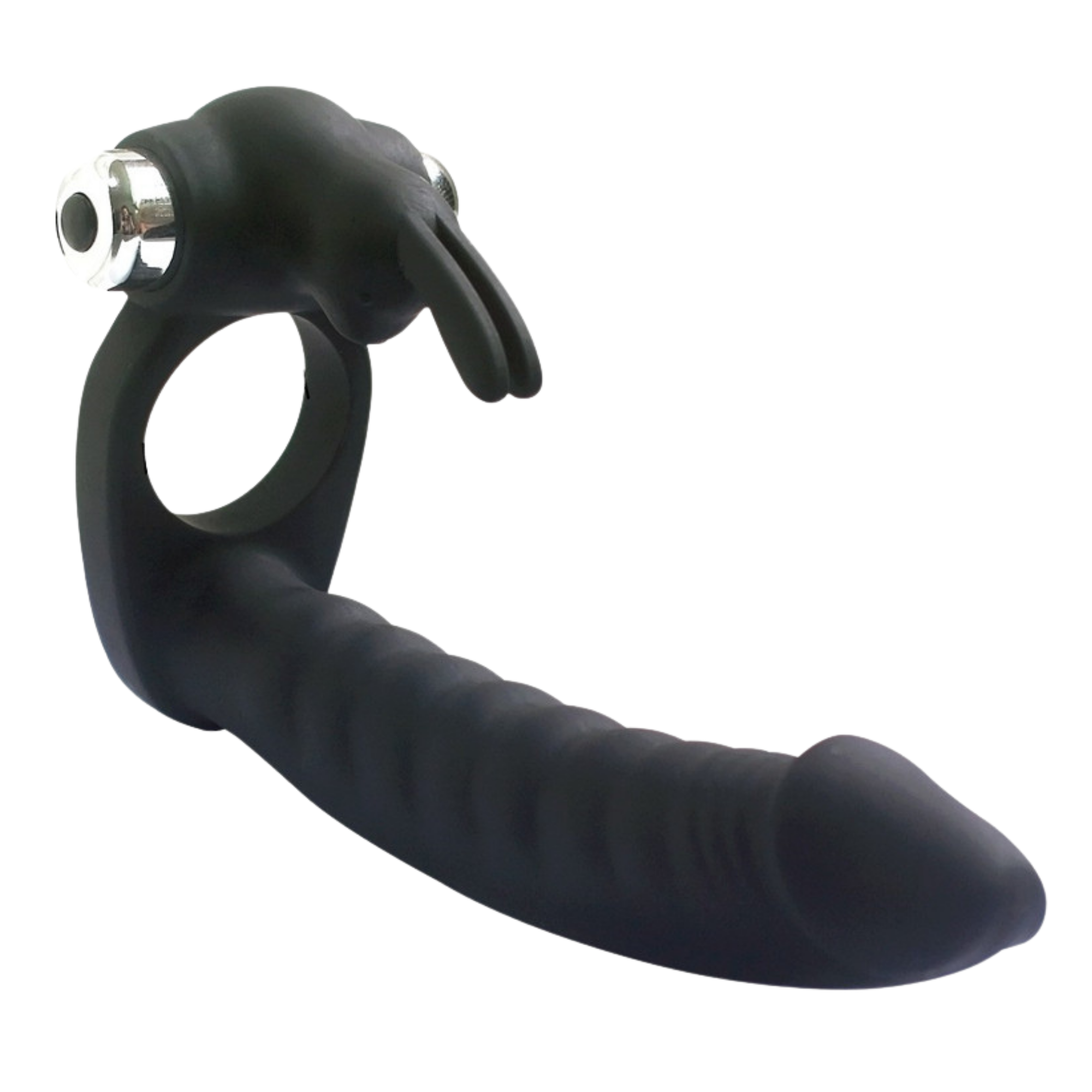 10pcs-Double Fun Rabbit Vibrator Triple Function Cock Ring 6 Inch Realistic Dildo|GCAP202|UK SELLER