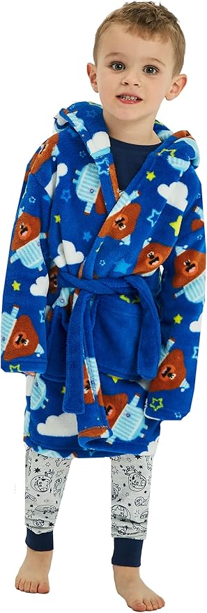 Hey Duggee Boys Dressing Gown Bathrobe 18-24 months and 2-3 years