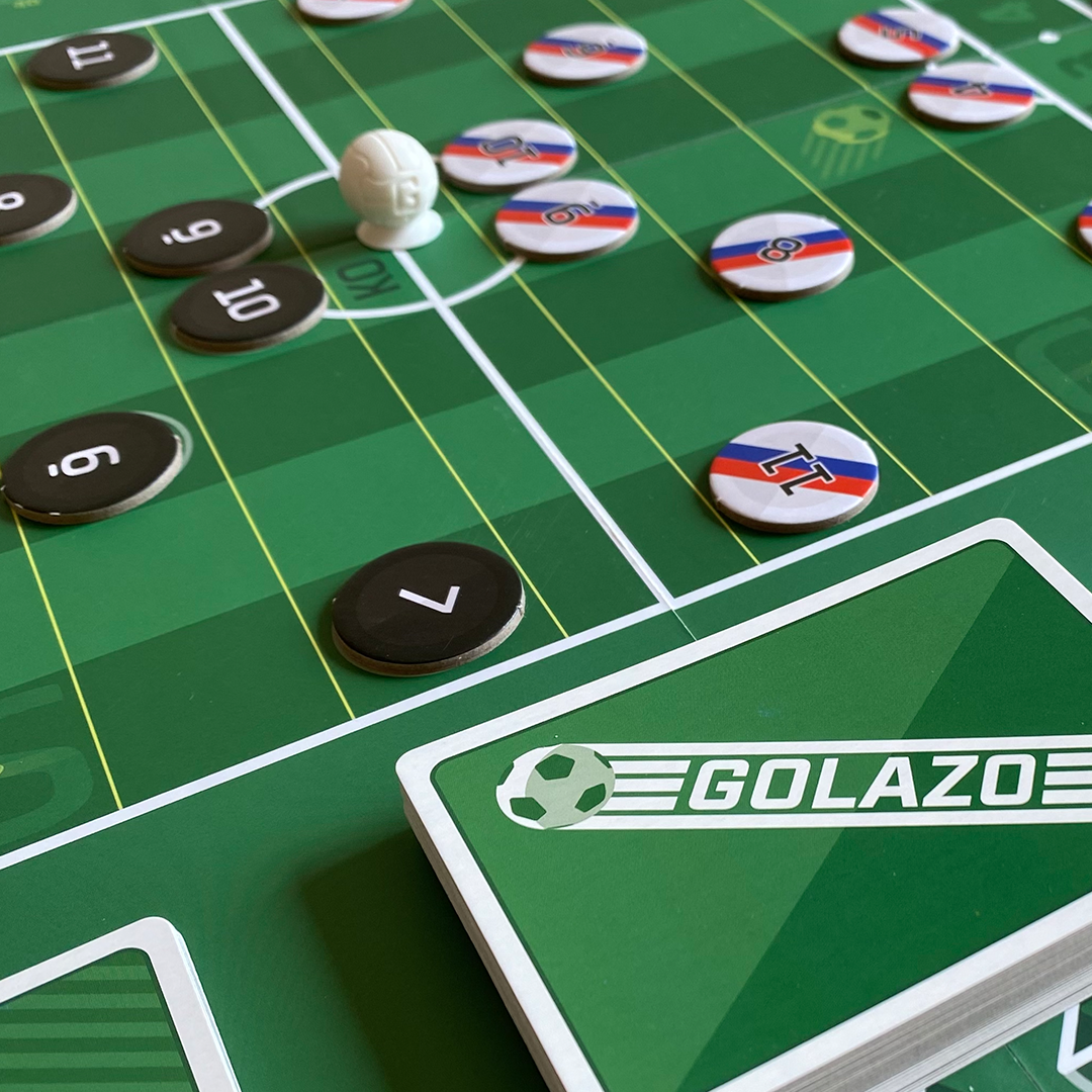 100 copies of Golazo: Retro football board game